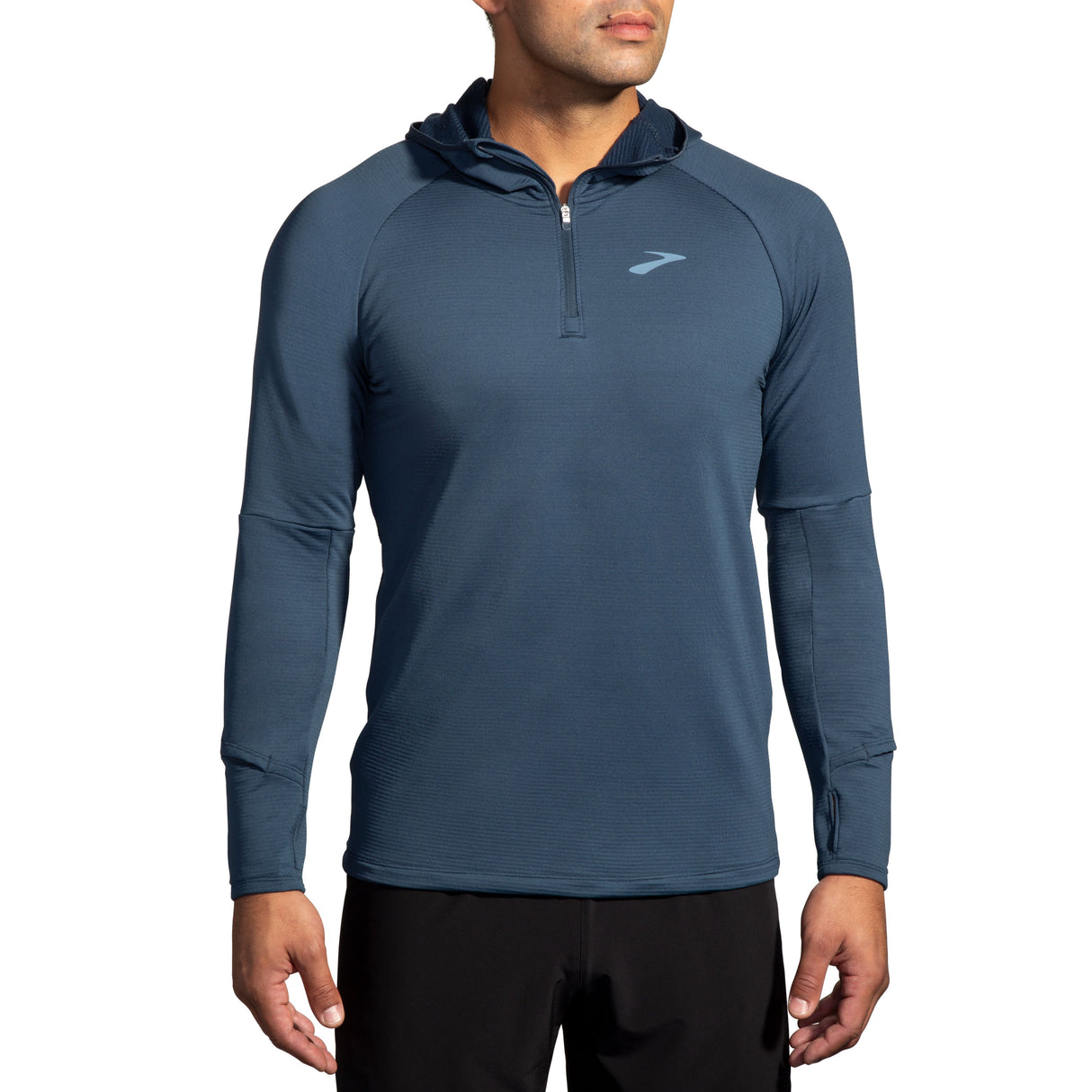 Brooks Men's Notch Thermal Hoodie 2.0 warm running top