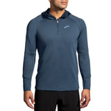 Brooks Men's Notch Thermal Hoodie 2.0 warm running top