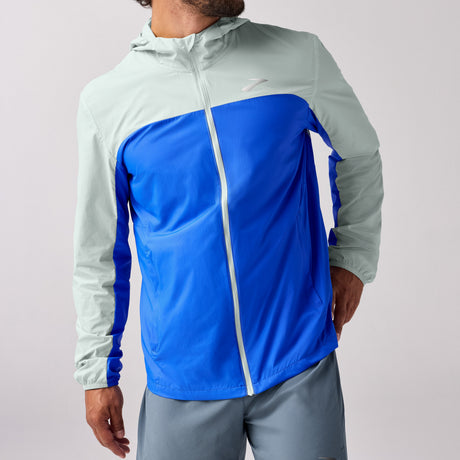 Brooks Men's Canopy Packable Jacket lightweight rain coat for running