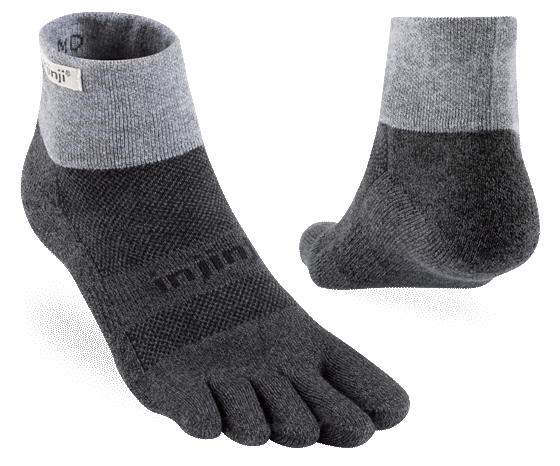 Injinji Trail Midweight Mini-Crew Socks with individual toes