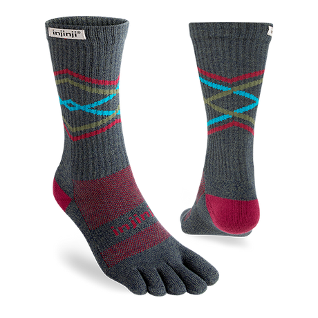 Injinji Trail Midweight Crew Toesock with individual toes