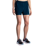 Brooks Women's Chaser 5" 2-in-1 Short with compression liner