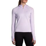 Brooks Women's Notch Thermal Hoodie 2.0 warm long sleeve running top