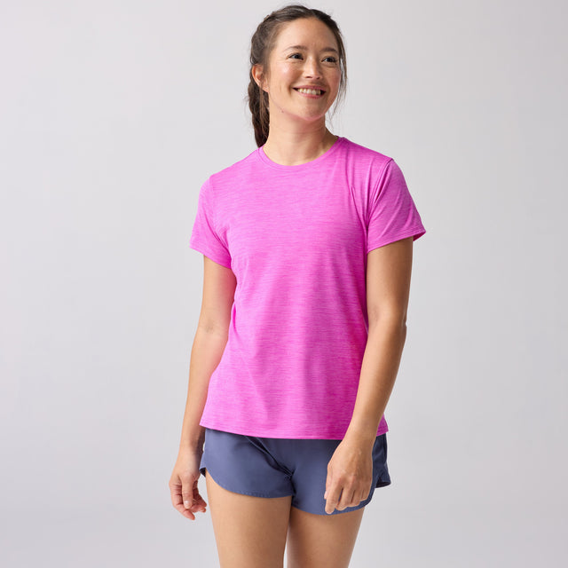 Brooks Women's Luxe Short Sleeve running top