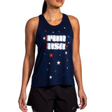 Brooks Women's Distance Tank 3.0 Run USA 24 limited edition patriotic running tank top