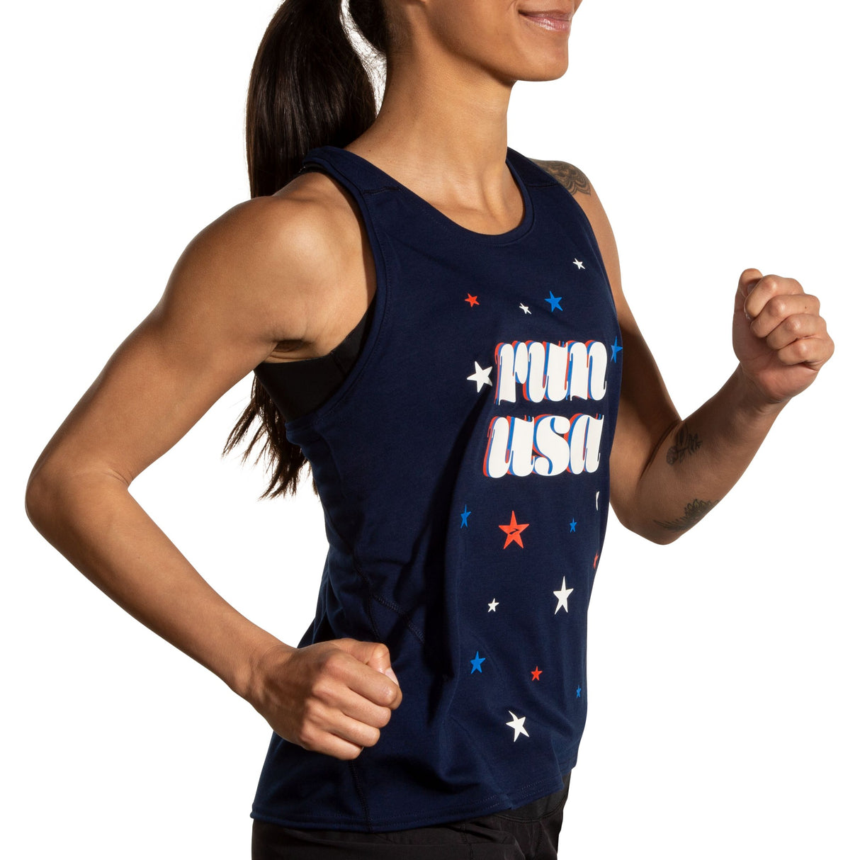 Brooks Women's Distance Tank 3.0 Run USA 24