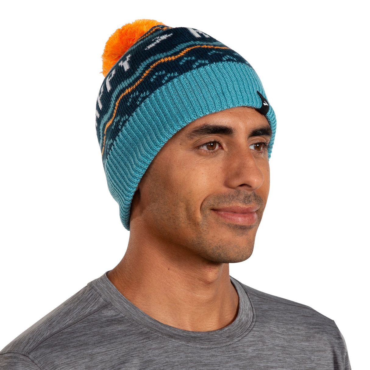 Brooks Heritage Pom Beanie