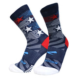 Brooks Ghost Lite Crew Run USA 24 patriotic running socks