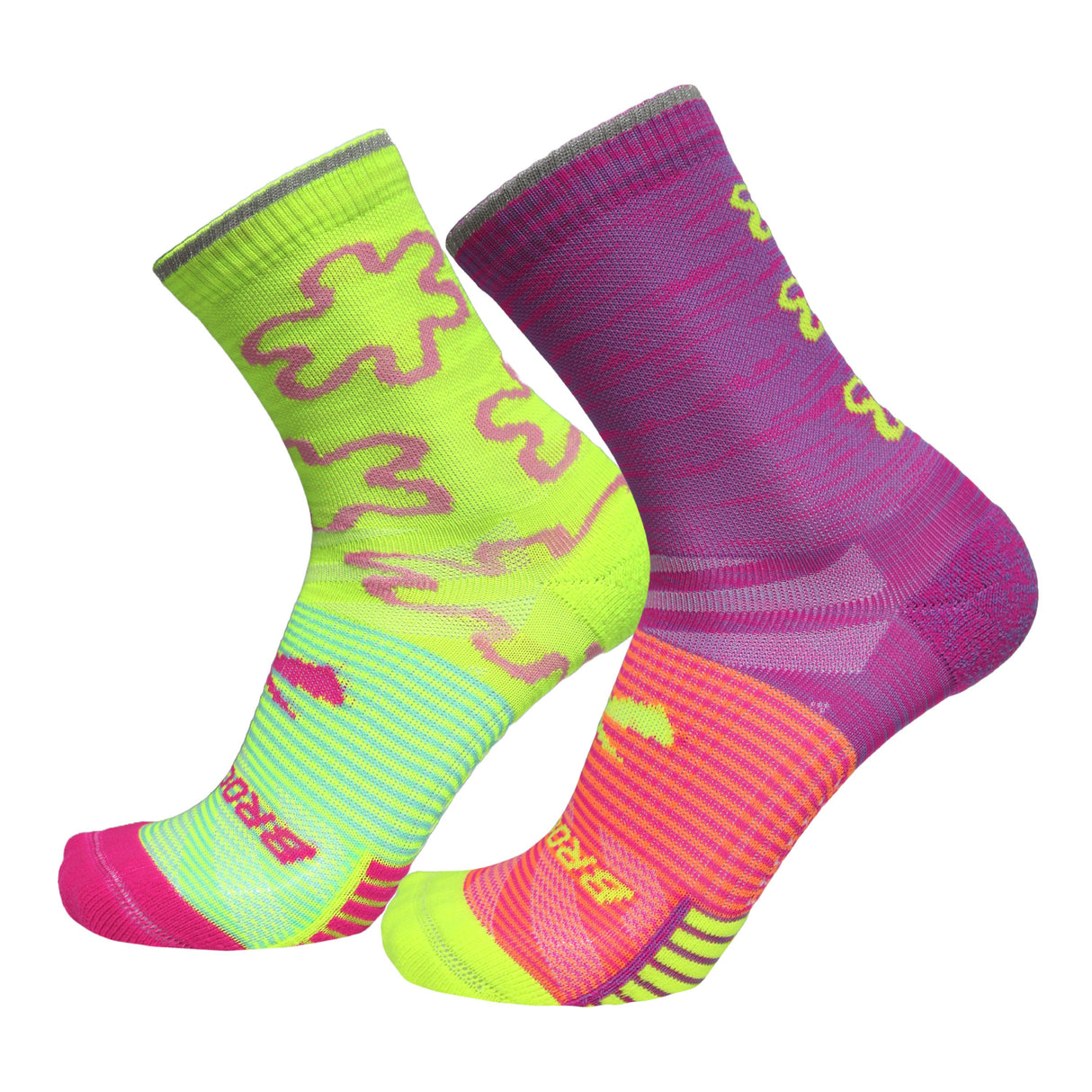 Brooks Ghost Lite Crew Socks 2-Pack Run Proud 24 