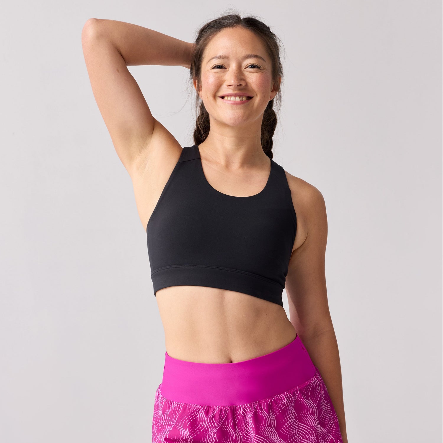 Brooks Luxe Pocket Bra sport bra for running with moderate or medium support