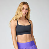 Brooks Luxe Strappy Bra light low impact sports bra
