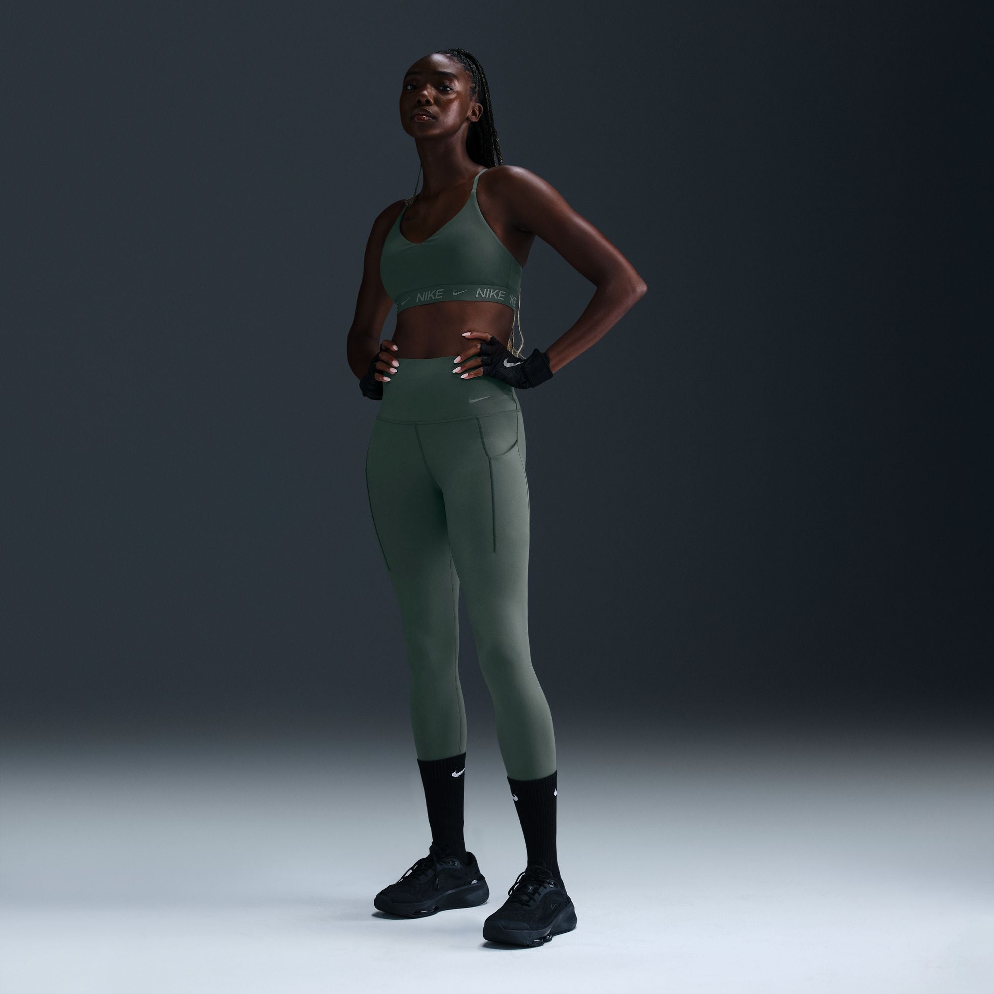 ☆NIKE☆Nike Universa Women's Nike Women's Universa Medium-Support High-Waisted 7/8