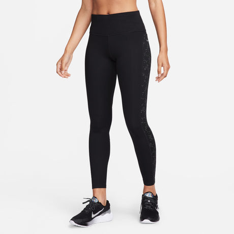 Nike Women's Fast Mid-Rise 7/8 Leggings fitted running tights with reflective constellation print