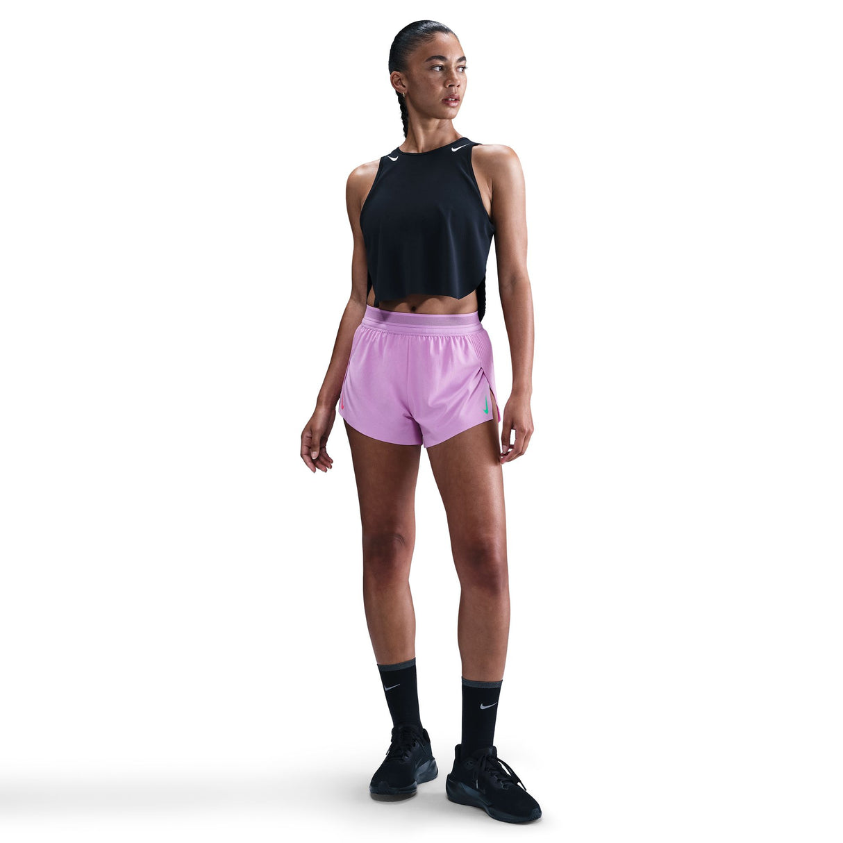 Nike Women's AeroSwift Dri-FIT ADV Mid-Rise 3" Brief-Lined Running Shorts