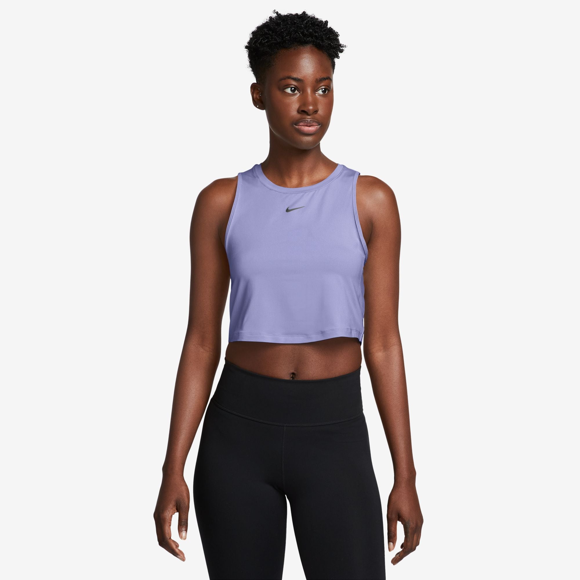 nike cropped workout top