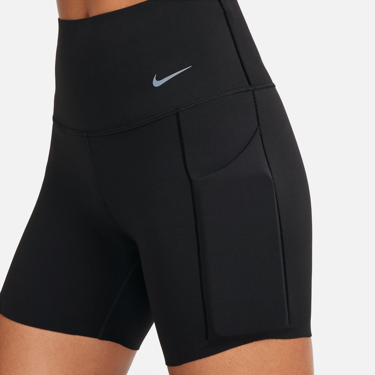 Nike Women's Universa Medium-Support High-Waisted 5" Biker Shorts with Pockets