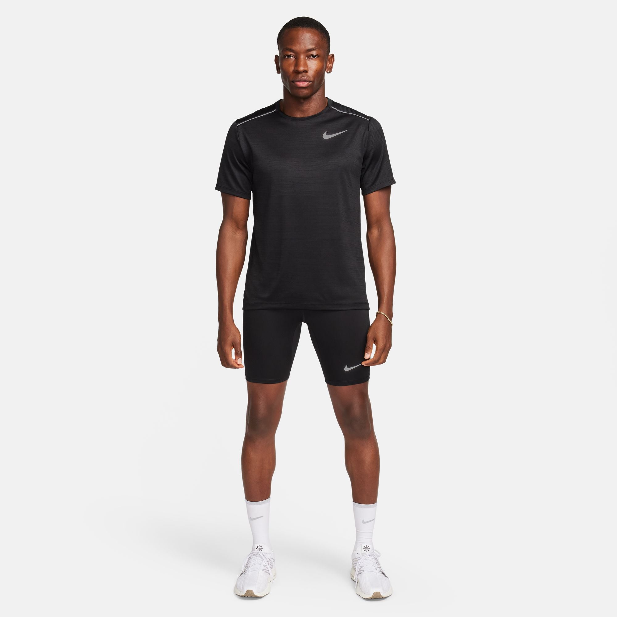 Nike Men's Dri-FIT Brief-Lined Running 1/2-Length Tights