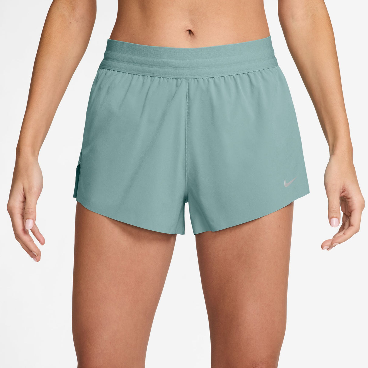 Nike Women's Swift Dri-FIT Mid-Rise 2.5" Brief-Lined Running Shorts