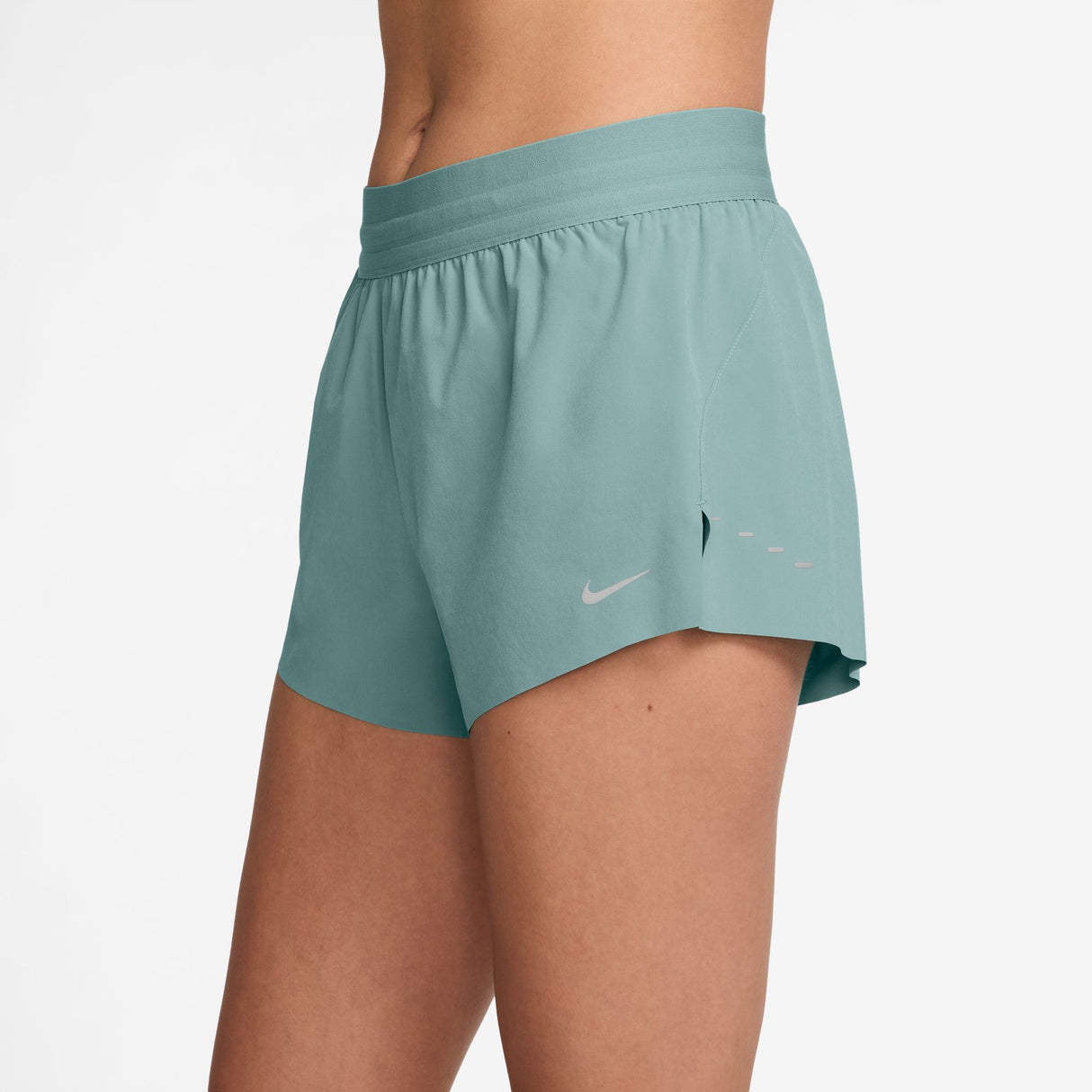Nike Women's Swift Dri-FIT Mid-Rise 2.5" Brief-Lined Running Shorts