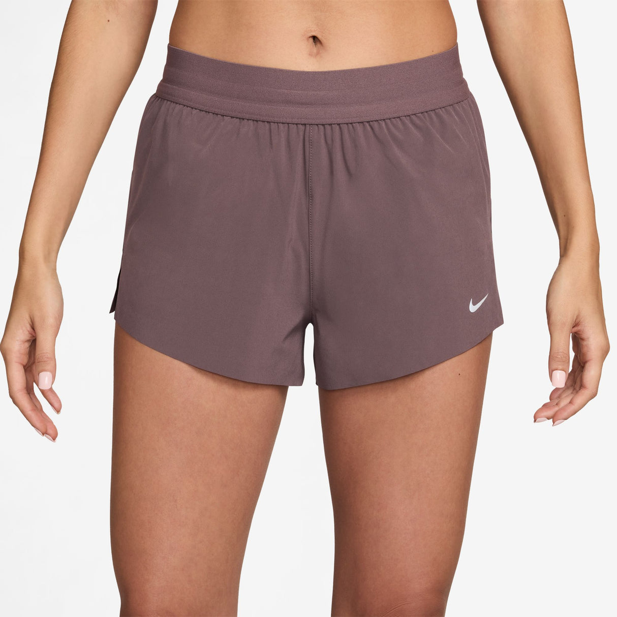 Nike Women's Swift Dri-FIT Mid-Rise 2.5" Brief-Lined Running Shorts