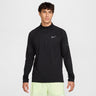 Nike Men's Stride Dri-FIT 1/4-Zip long sleeve Running Top in black