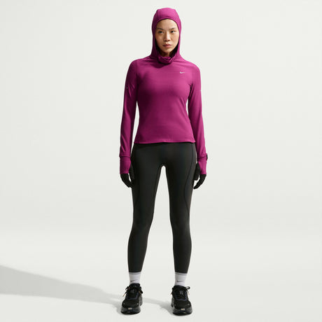 Nike Women's Therma-FIT Long-Sleeve Hooded Running Top
