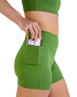 ChicknLegs Women's Fly High-Waisted 5" Biker Shorts
