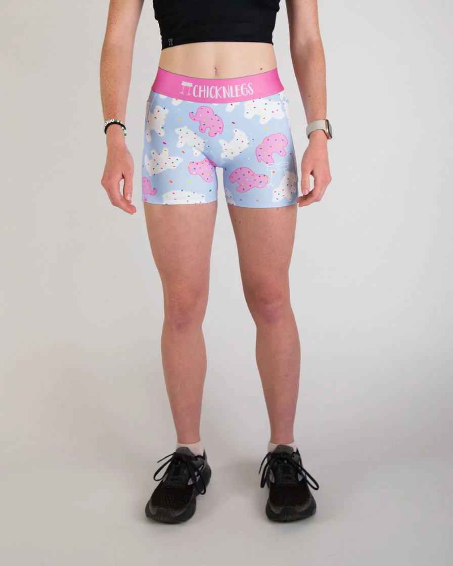 ChicknLegs Women's 3" Compression Shorts
