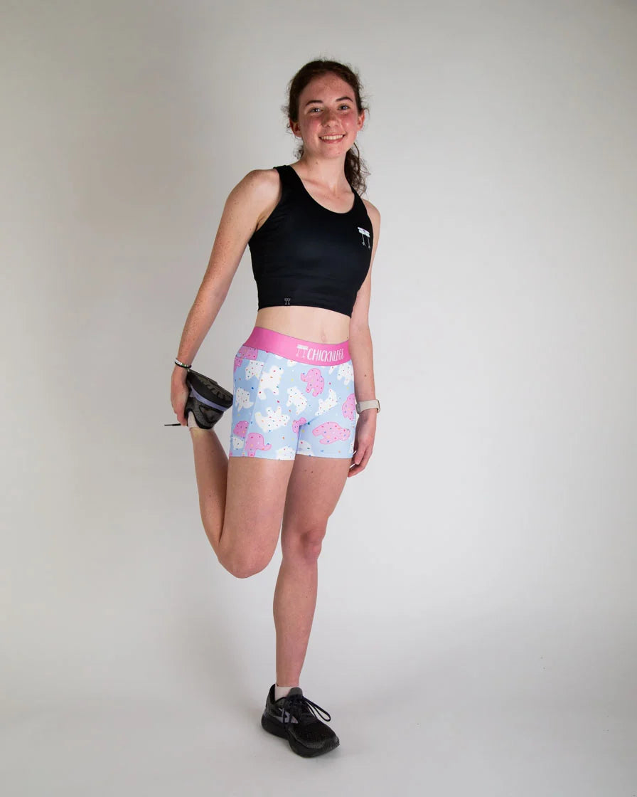 ChicknLegs Women's 3" Compression Shorts
