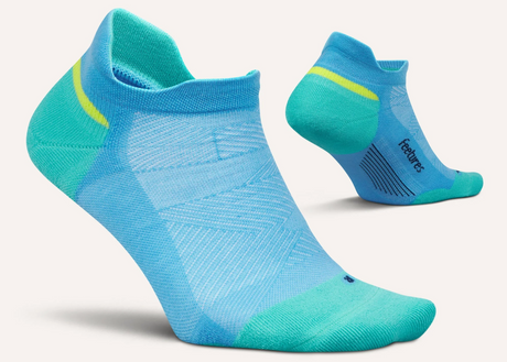 Feetures Elite Max Cushion No-Show Tab Sock low cut running socks for men and women