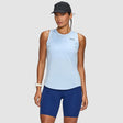 Janji Women's Run All Day Tank sleeveles running top in cosmic light blue