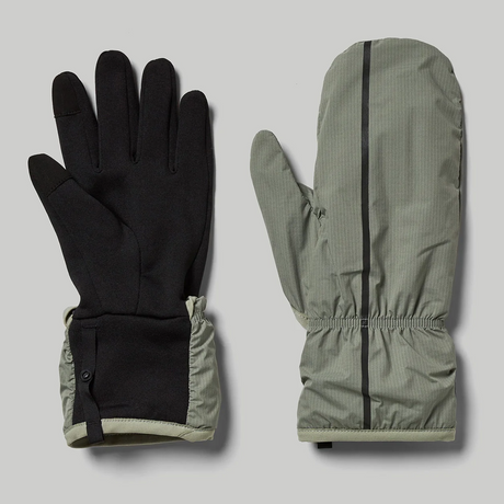 Janji Vortex Wind Block Gloves with convertible mitten