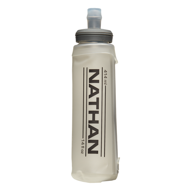 Nathan Soft Flask with Bite Top 14oz water bottle for hydration vests