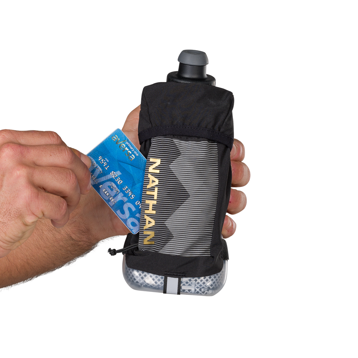 Nathan Quick Squeeze Plus Insulated 18oz Handheld Bottle