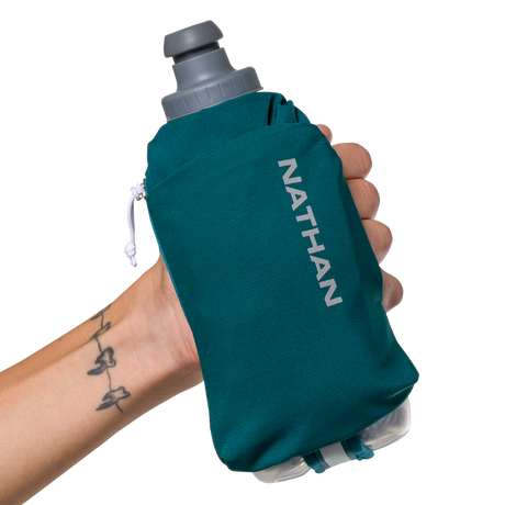 Nathan SpeedDraw 2 12oz. Insulated Flask handheld water bottle for running