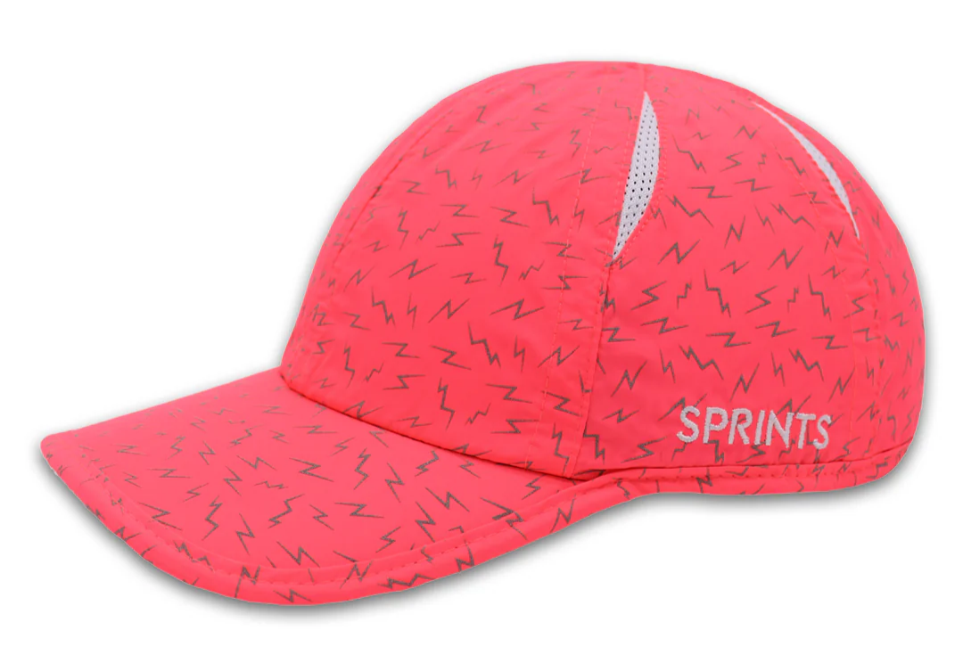 Sprints Neon Flash Reflective Running Hat