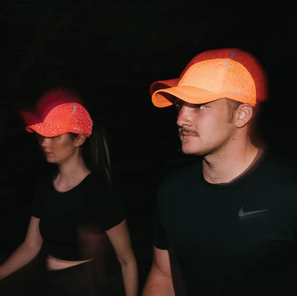 Sprints Neon Flash Reflective Running Hat