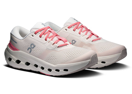 On Women's Cloudrunner 3 stable road running shoe in oyster camellia