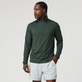 Vuori Men's Ease Performance Half Zip 2.0 athletic mid-layer top