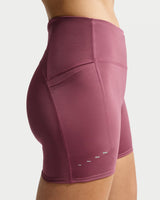 Nike Women's Swift High-Waisted 4" Tight Running Shorts with Pockets