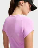 Nike Women's Swift Dri-FIT Seamless Cropped Short-Sleeve