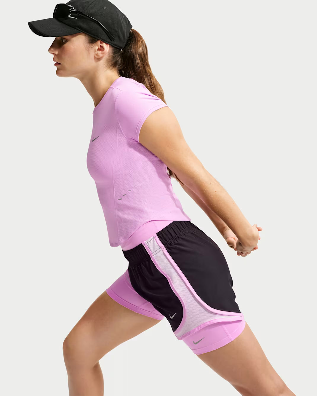 Nike Women's Swift Dri-FIT Seamless Cropped Short-Sleeve