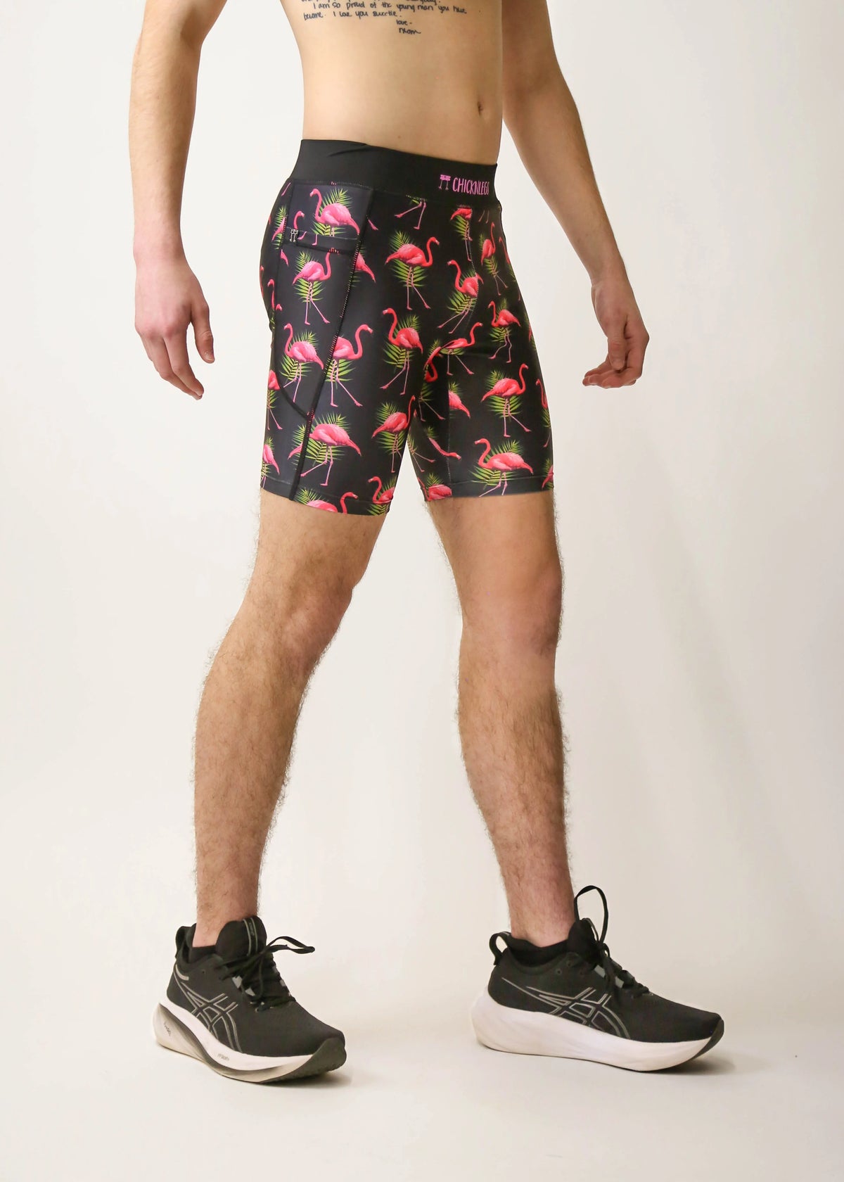 ChicknLegs Men's 8" Half Tight