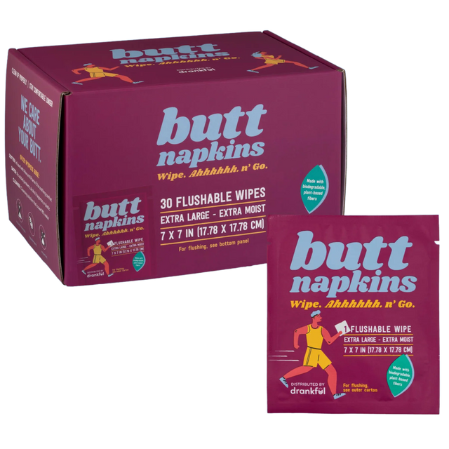 Butt Napkins hygienic flushable wipes for butt and body