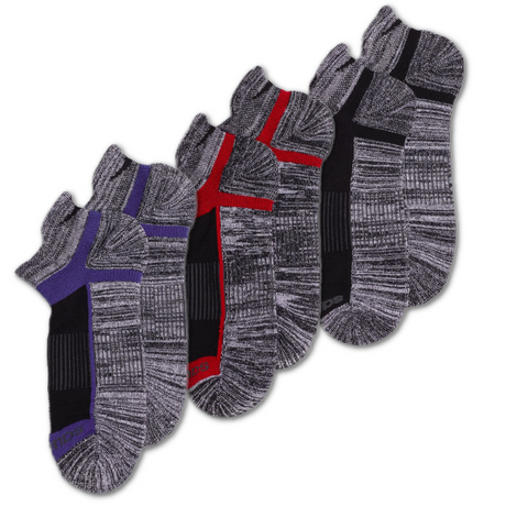 Saucony Inferno Cushioned No Show 3-Pack Socks