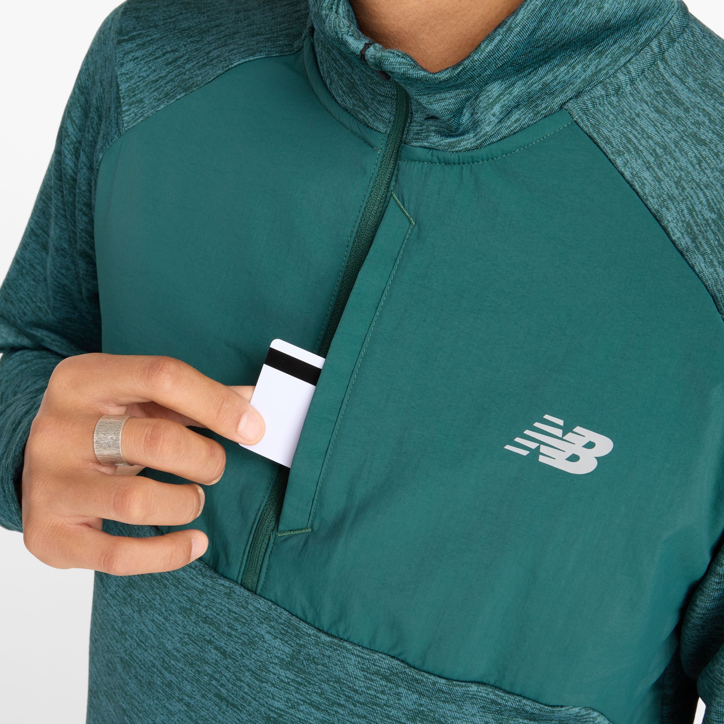 New balance 2 half layer jacket best sale