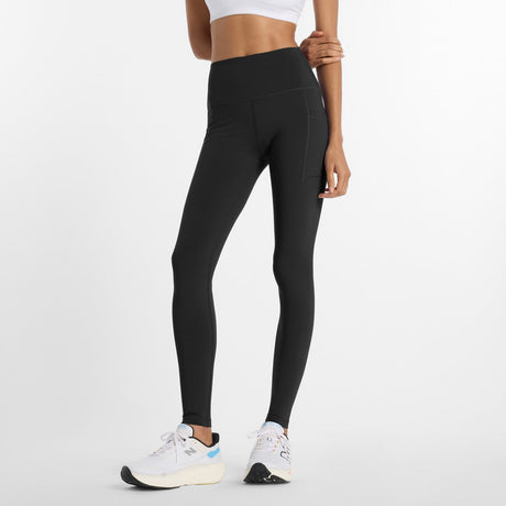 New Balance Women's NB Sleek Pocket High Rise Legging 27" inseam running tights