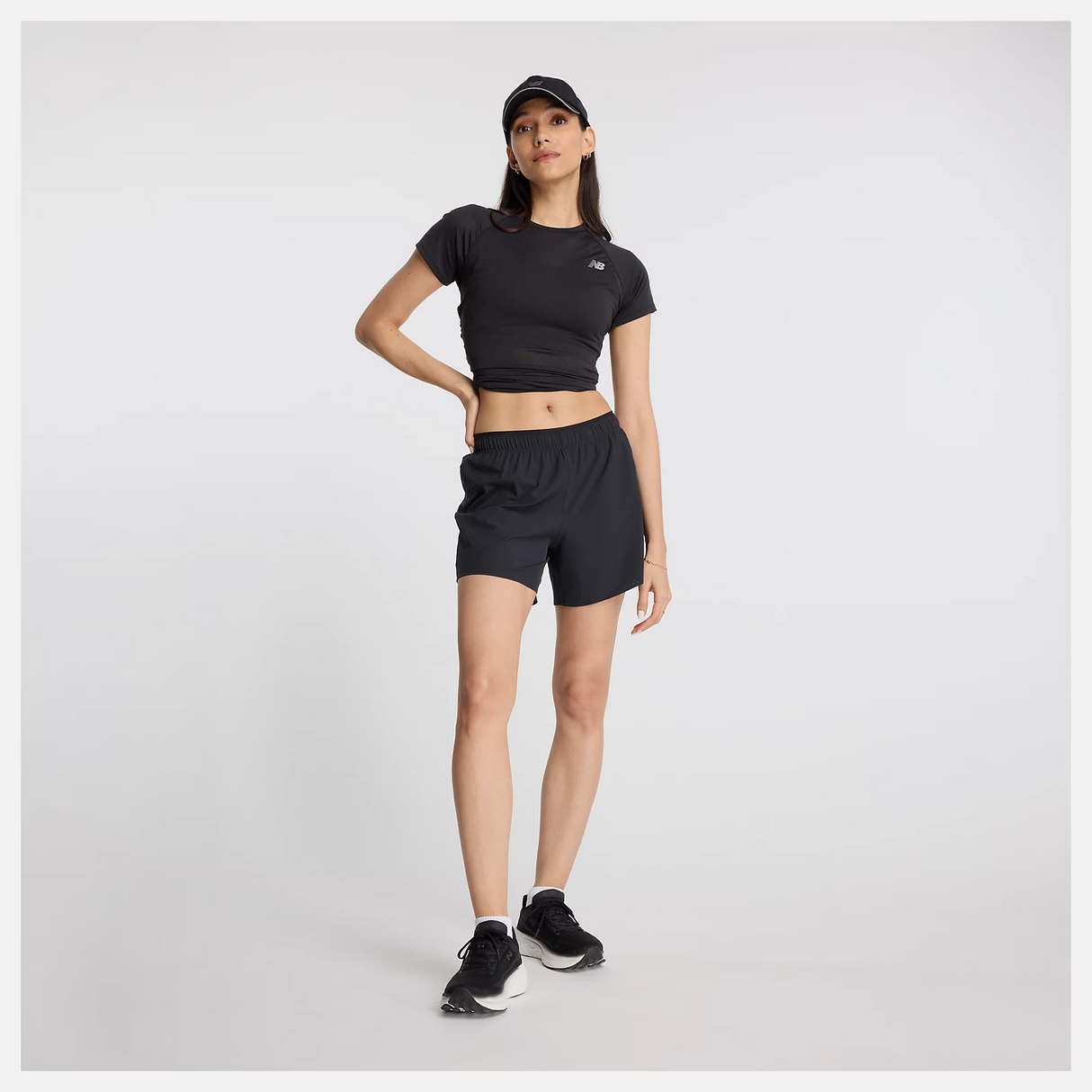 ★★New Balance★★ NBNEF25322 WOMEN QUICK DRY LETTER SHORT New Balance Women's RC Short 5