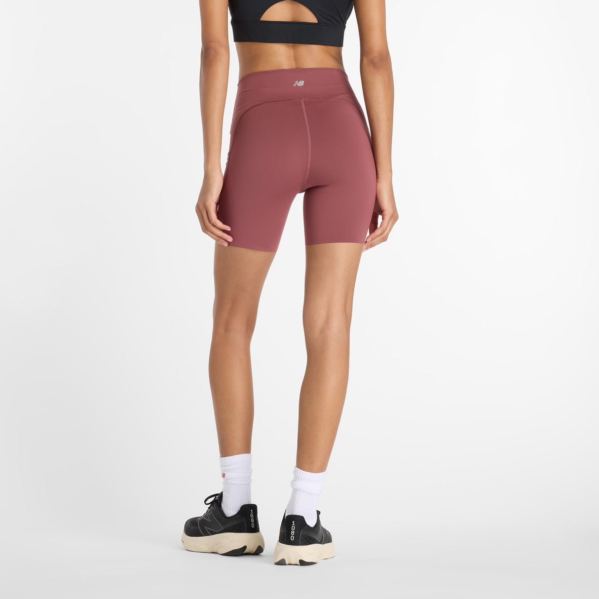 New Balance Women's NB Sleek Pocket High Rise Short 6"