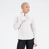 New Balance Women's NB Heat Grid Half Zip warm running top